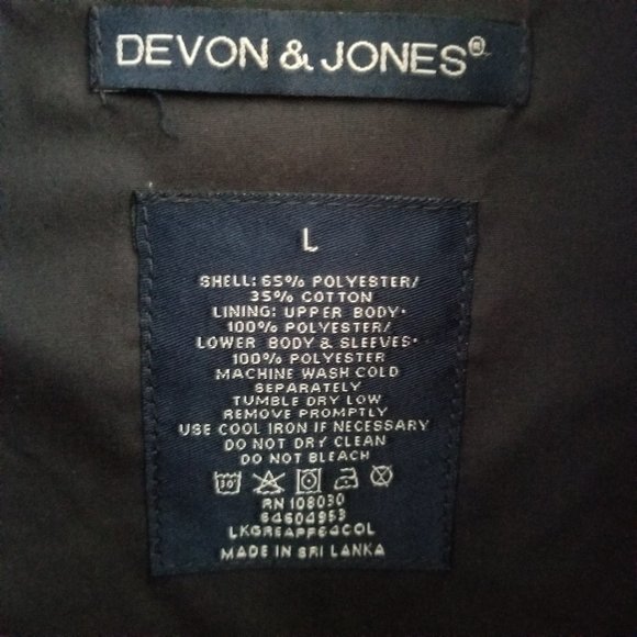 Like NEW Men's Zip-Up Classic-Fit Vented Golf Style Jacket Size L - Picture 2 of 4